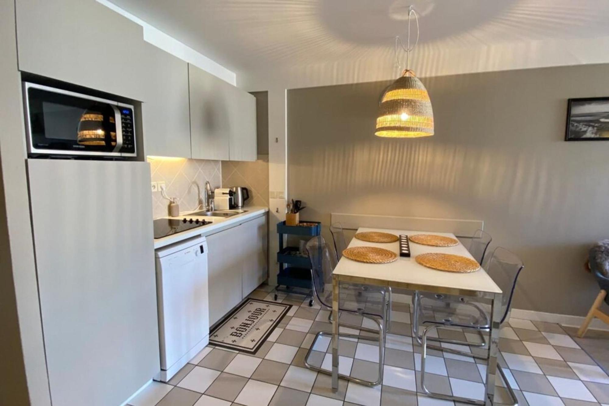 Very Nice 6 Person Apart With Swimming Pool Tennis Court And Car Park 202 Le Touquet Buitenkant foto